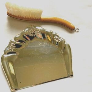Vintage Silver Plated Silent Butler Dust Pan or Crumb Catcher